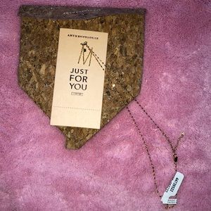 Brand new Anthropologie M necklace